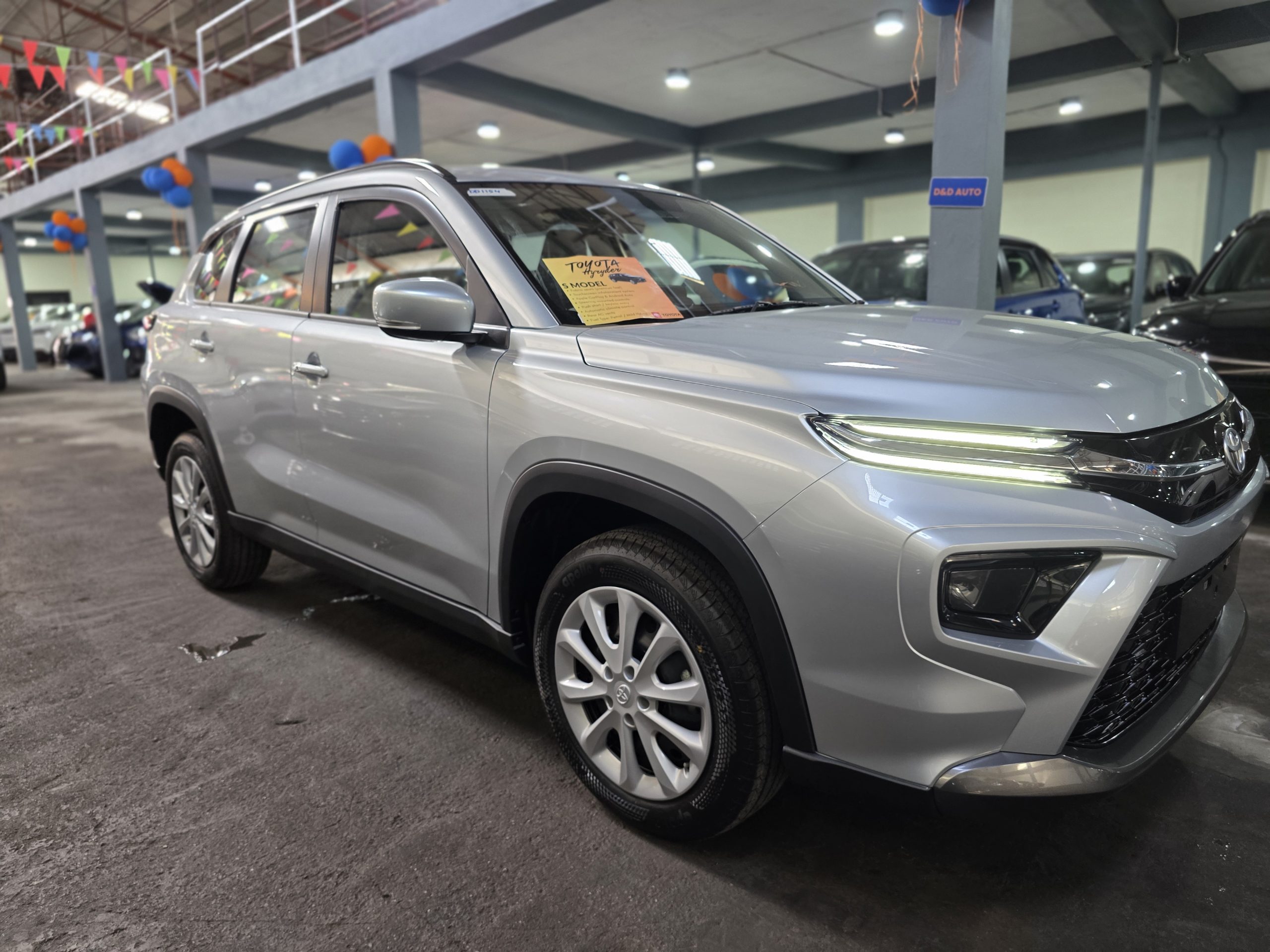 Toyota Hyryder S Silver 2025 Brand New